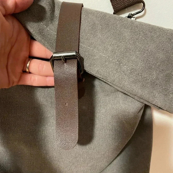 Unique, One of a Kind Canvas Festival Bucket Bag - Picture 8 of 14